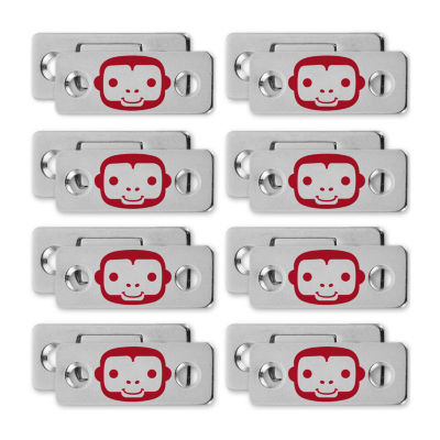 As Seen On TV Ruby Monkey Hands Magnetic Silicone 8-pc. Steel Drawer Organizer