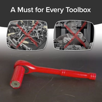 As Seen On TV Red Dog Socket With Drill Adapter 16275 Car Organizers