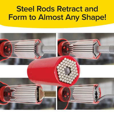 As Seen On TV Red Dog Socket With Drill Adapter 16275 Car Organizers