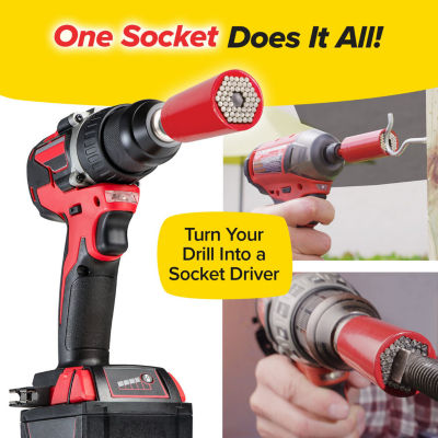 As Seen On TV Red Dog Socket With Drill Adapter Car Organizer