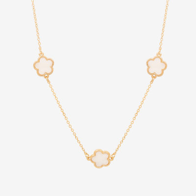 Bijoux Bar Delicates Gold Tone 16 Inch Chain Necklace