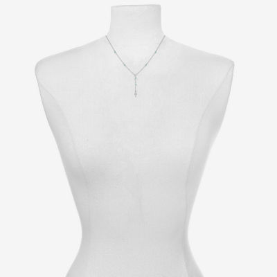 Bijoux Bar Silver Tone Silver Tone 16 Inch Y Necklaces