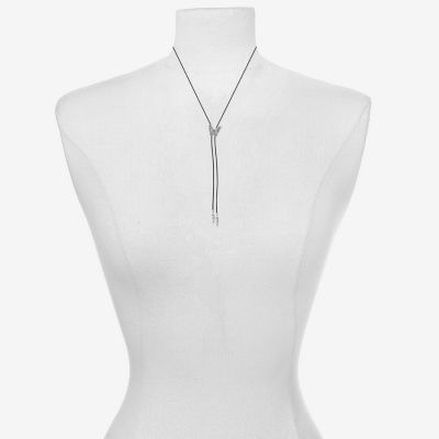 Bijoux Bar Silver Tone Silver Tone 24 Inch Y Necklaces