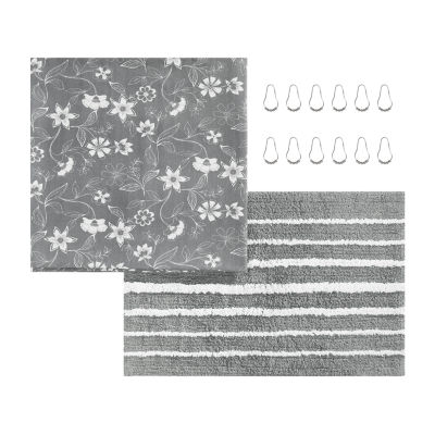 Frye and Co. Floral 14 pc. Bath set