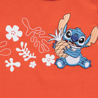 Womens Juniors Crew Neck Sleeveless Lilo & Stitch Tank Top