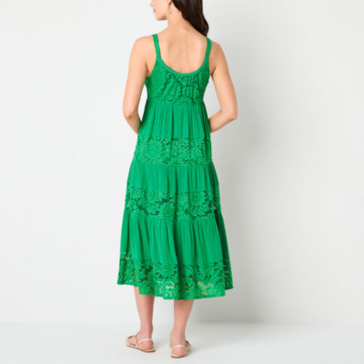 Isabel & Nina Womens Sleeveless Maxi Dress Petite