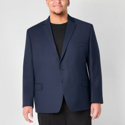 Shaquille O'Neal XLG Mens Big and Tall Stretch Fabric Classic Fit Sport Coat