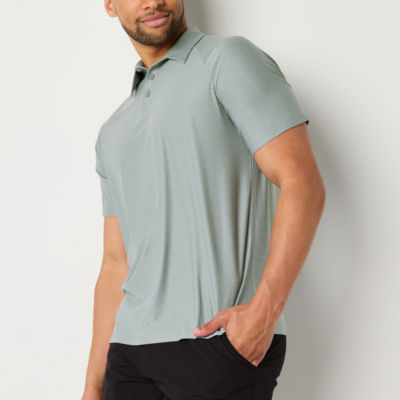 Xersion Activated Cooling Mens Regular Fit Short Sleeve Polo Shirt