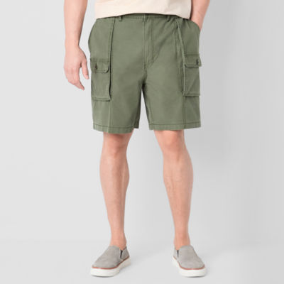 St. John's Bay Hiking 10" Mens Big and Tall Stretch Fabric Cargo Short