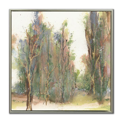 Streamline Art Gilded Path I Framed Canvas Art