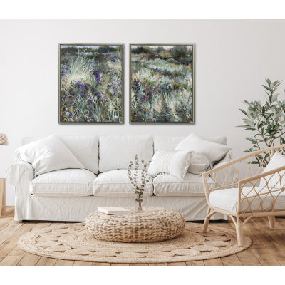Streamline Art Night Thoughts Ii Framed Canvas Art