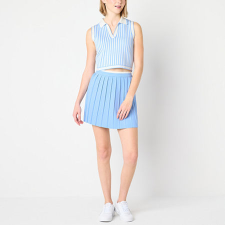 Freshman Womens Sleeveless Striped Dress Set Juniors