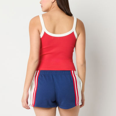 Arizona Womens Juniors Scoop Neck Tank Top