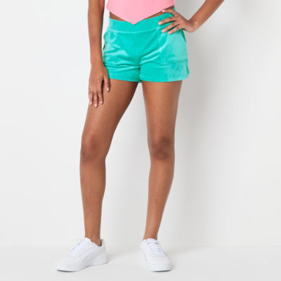 Juicy By Juicy Couture Womens Mid Rise Pull-On Short Juniors