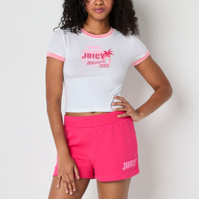 Juicy By Juicy Couture Womens Juniors Short Sleeve T-Shirt