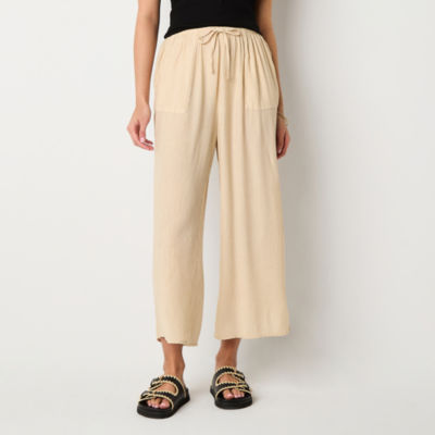 a.n.a Womens Straight Pull-On Pant