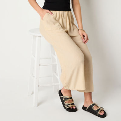 a.n.a Womens Straight Pull-On Pant