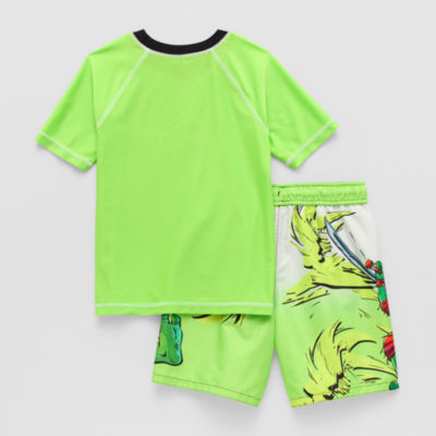 Little Boys Teenage Mutant Ninja Turtles 2-pc. Rash Guard Set