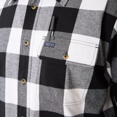 Smiths Workwear Mens Long Sleeve Regular Fit Flannel Shirt