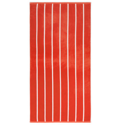 Outdoor Oasis Cabana Stripe Reversible Beach Towel