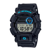 Casio® Mens G-Shock Black/Black Square Strap Watch Casio® Mens G-Shock Black/Black Square Strap Watch