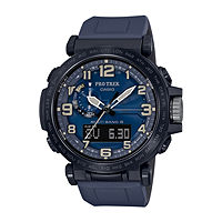 Casio Pro Trek Mens Atomic Time Blue Strap Watch PRW-6600Y-2 Deals