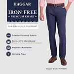 Haggar® Mens Iron Free Slim Fit Flat Front Pant