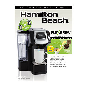Hamilton Beach Flex Brew Single Serve Plus Deluxe Coffee MAKER