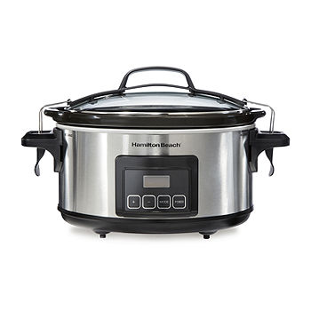 One-Touch Programmable Crockpot, 6 qt