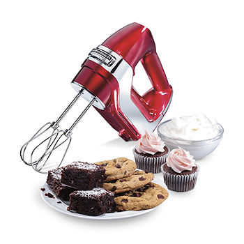 Moss & Stone Hand Mixer With Snap-On Storage Case, 5 Speed