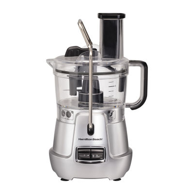 Hamilton Beach Stack and Snap 8 Cup Food Processor 70820, Color Silver