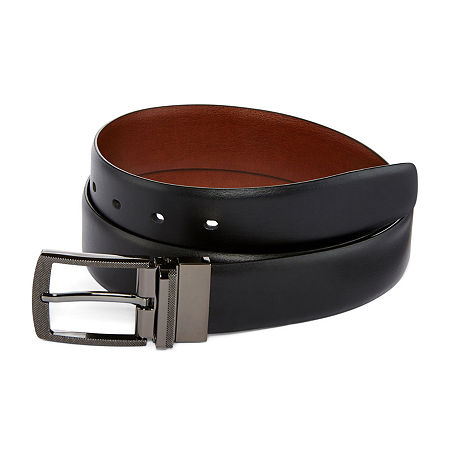 J. Ferrar Shanghai Reversible Mens Belt, S (30-32), Multiple Colors