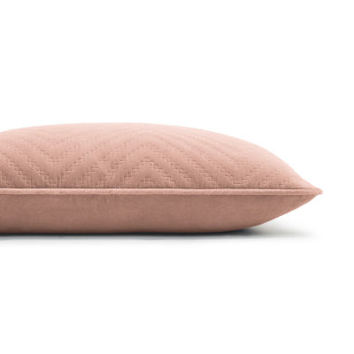Fieldcrest Luxury Cotton Chevron Velvet Oblong Throw Pillow