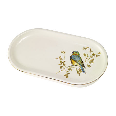 Avanti Gilded Birds Vanity Tray, One Size, Beige