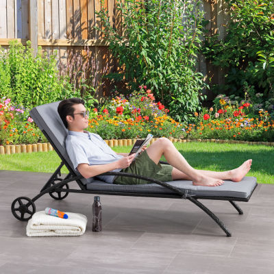 Corliving Parksville Patio Collection Lounge Chair