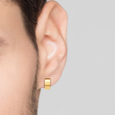 Shaquille O'Neal XLG Mens Cubic Zirconia Stainless Steel 2 Pair Earring Set