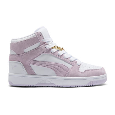 PUMA Rebound Layup Spring Bling Womens Basketball Shoes