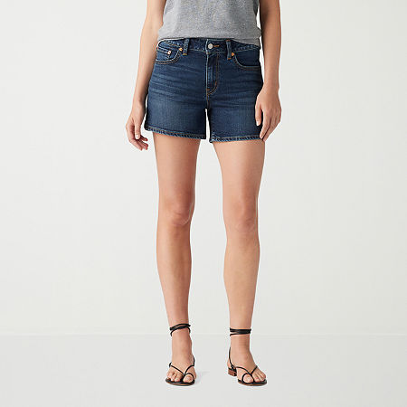 Levi's Womens A-Line Shorts, 26, Blue