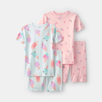Carter's Little & Big Kid Girls 4-pc. Pajama Set
