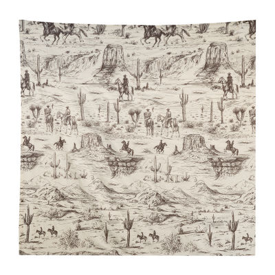 Donna Sharp Cowboy Cotton Shower Curtain