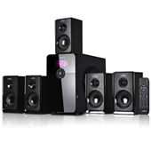 beFree Sound 5.1 Channel Surround Sound Bluetooth Speaker System