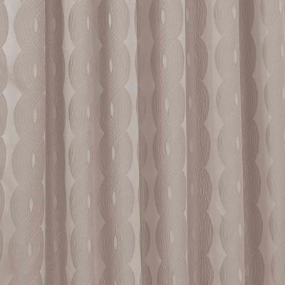 Eclipse Adalyn Light-Filtering Rod Pocket Single Curtain Panel