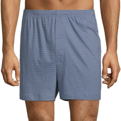 Stafford Mens Boxers, Color: Blue Neat - JCPenney