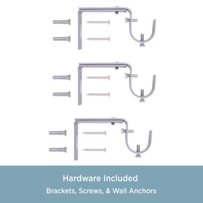 Kenney Claremont Noah Ball 1 IN Adjustable Curtain Rod