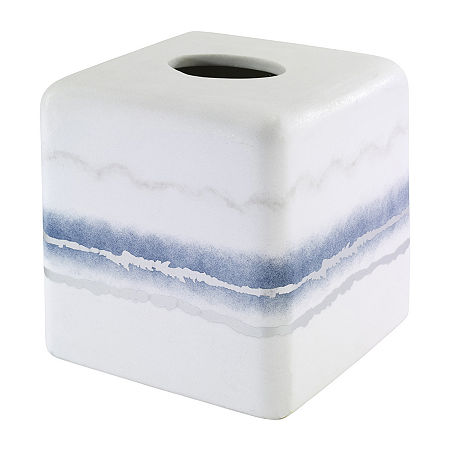 Now House By Jonathan Adler Vapor Tissue Box Cover, One Size, Silver