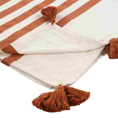 Lr Home Hanny Striped Washable Reversible Throw