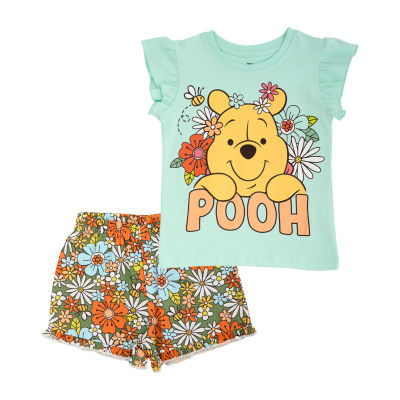 Toddler Girls 2-pc. Winnie The Pooh Short Set