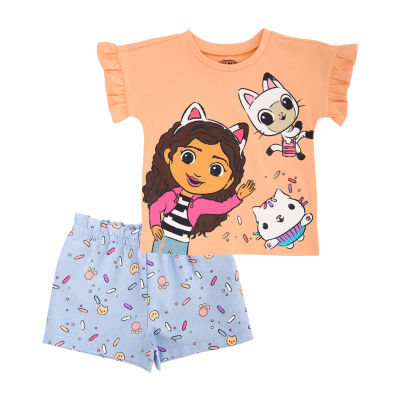 Toddler Girls 2-pc. Gabby's Dollhouse Short Set