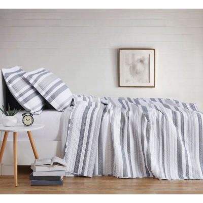 Truly Soft Curtis Stripe Quilt Set