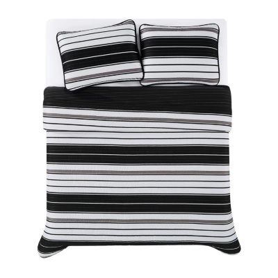 Truly Soft Brentwood Stripe Quilt Set